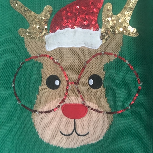 Reindeer Christmas Sweater - Picture 2 of 4